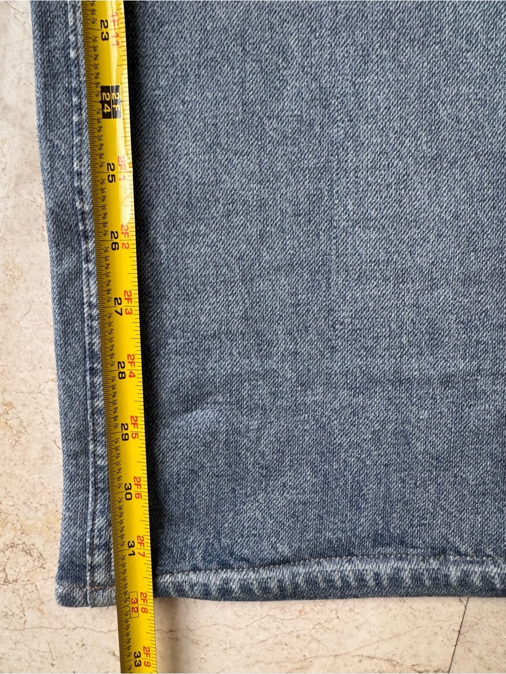 Rag & Bone Miramar Terry Sophe Wide Leg High-Rise Blue Women's Jeans size 25 - Picture 12 of 15